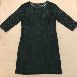 LOFT Floral Lace Dress